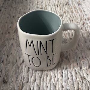 Rae Dunn MINT TO BE Double Sided Mug